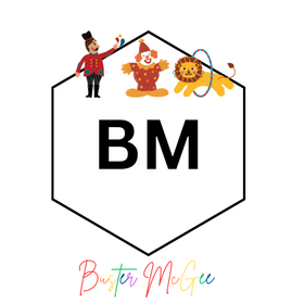 Rainbow Circus Spectacular Buster McGee Logo