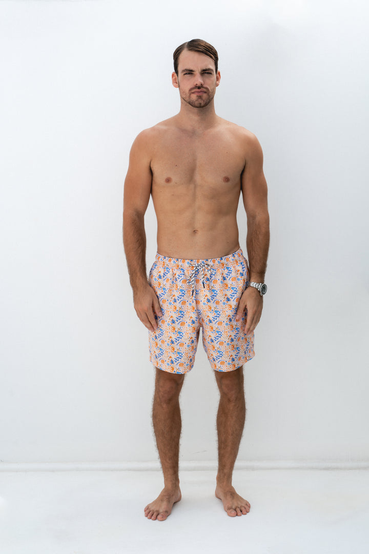ShoreClub Yacht Rock Printed Men's Swim Short | Buster McGee