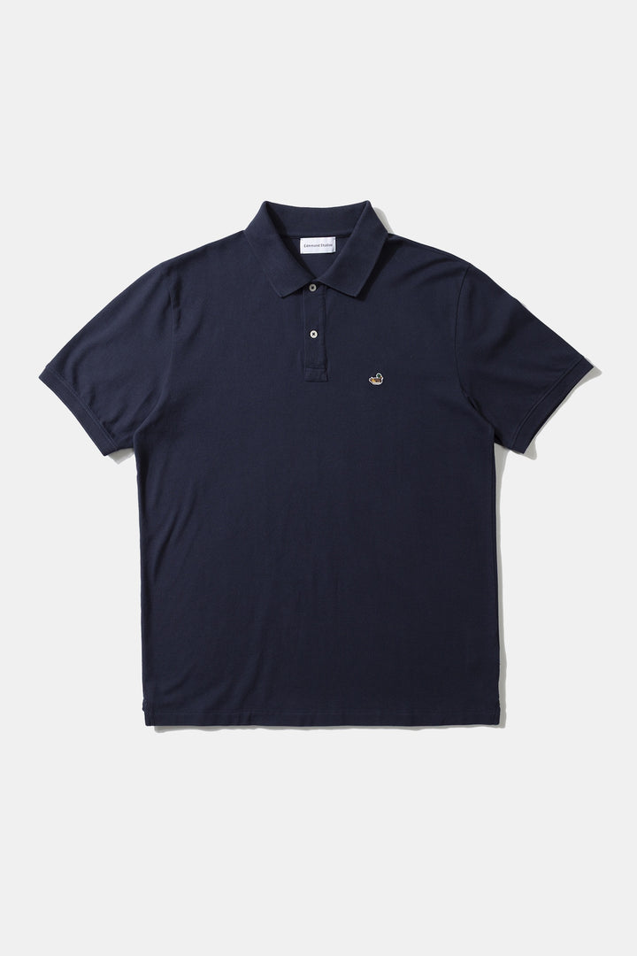Edmmond Studios Duck Polo in Plain Navy | Buster McGee