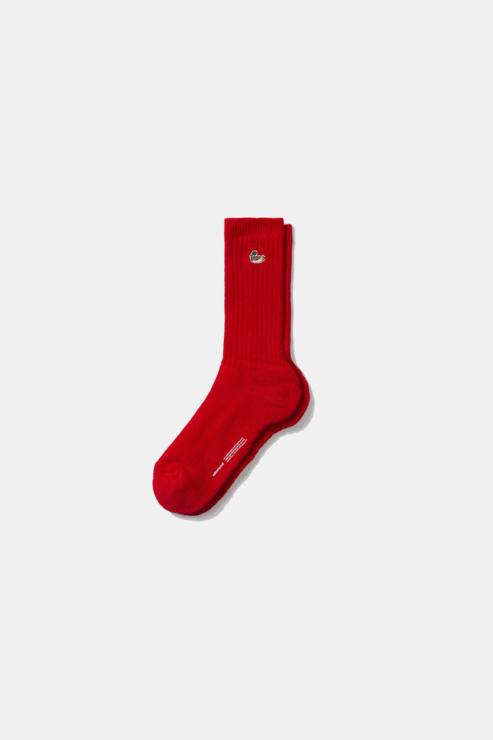 Edmmond Studios Duck Socks in Plain Red | Buster McGee