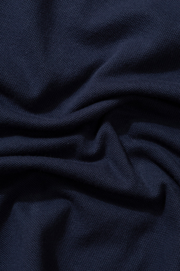 Edmmond Duck Polo in Plain Navy