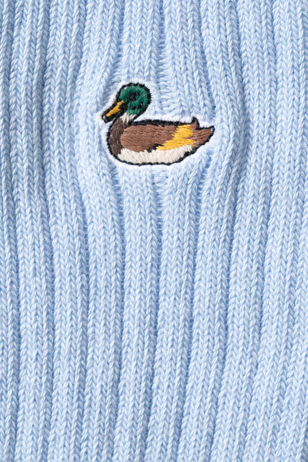 Edmmond Studios Duck Socks in Plain Light Blue | Buster McGee