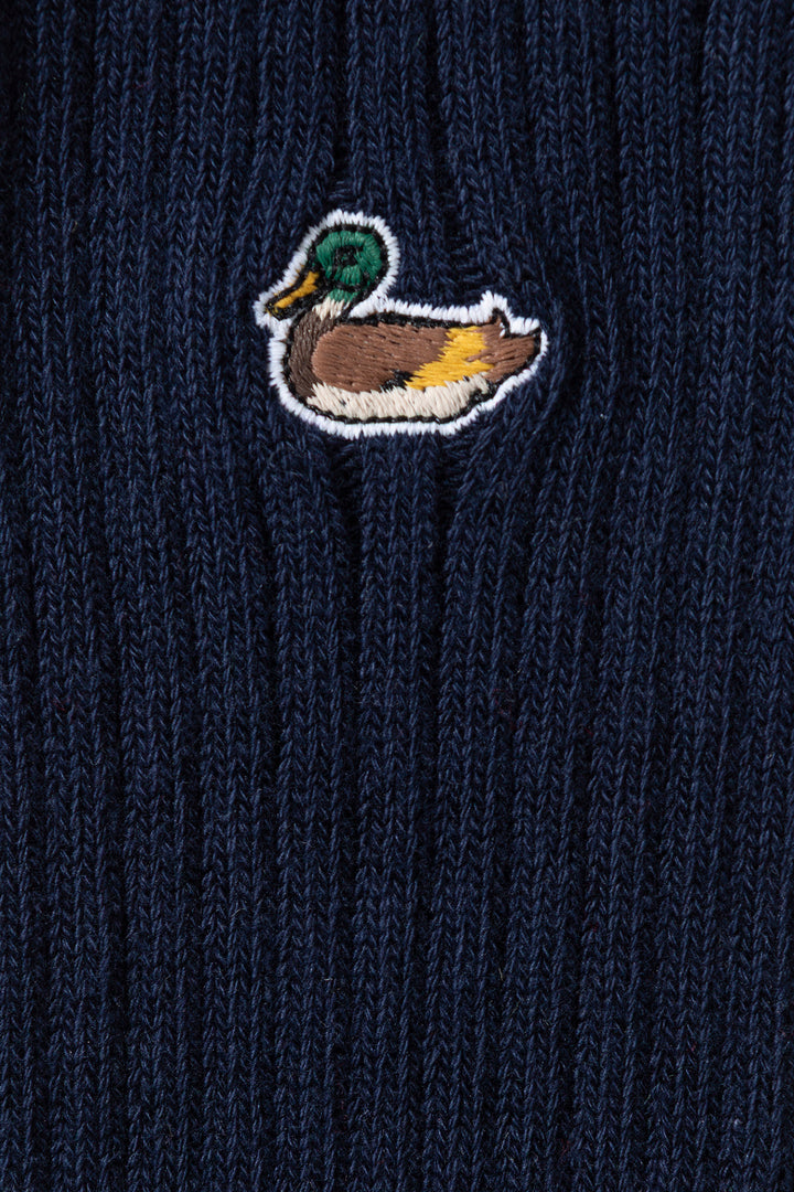 Edmmond Studios Duck Socks in Plain Navy | Buster McGee Daylesford