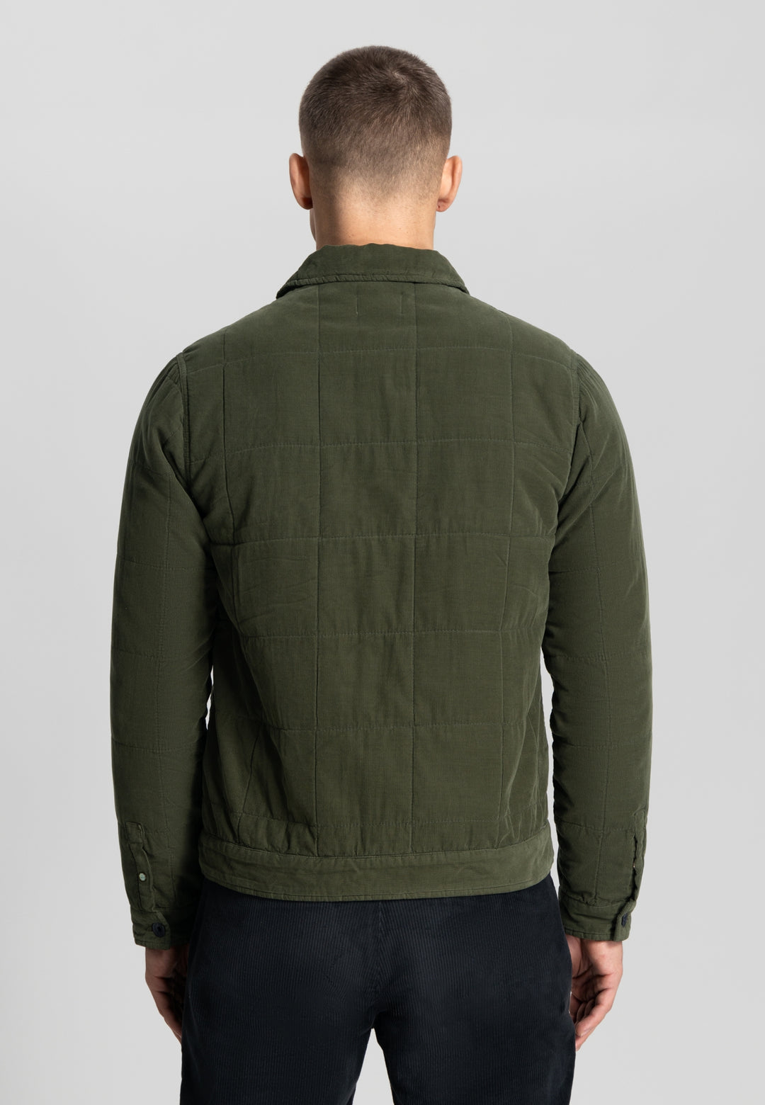 DSTREZZED - Selby Worker Jacket in Dark Army | Buster McGee