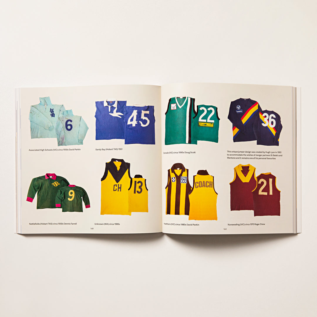 Footy Jumper Book - Vintage Football Guernseys of Australia | Buster McGee 