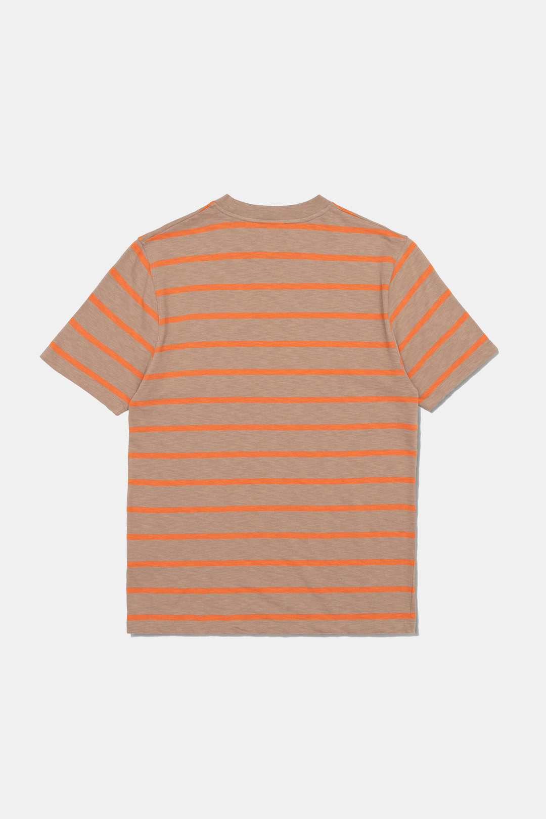 Edmmond Studios Flame Stripes Tee in Plain Brown | Buster McGee