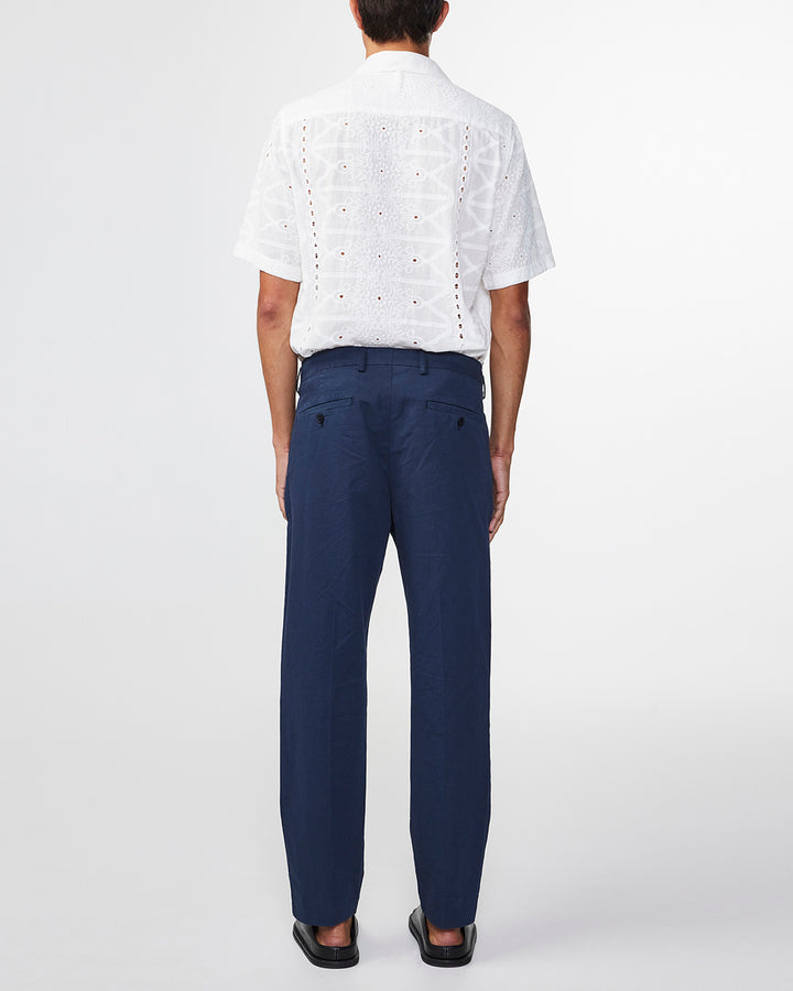 NN07 Fritz 1803 Tapered Pant in Navy Blue | Buster McGee