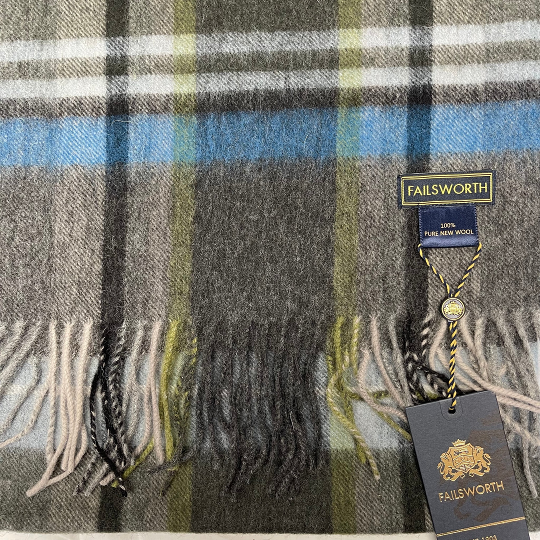Failsworth - Lambswool Check Scarf 366 | Buster McGee Daylesford