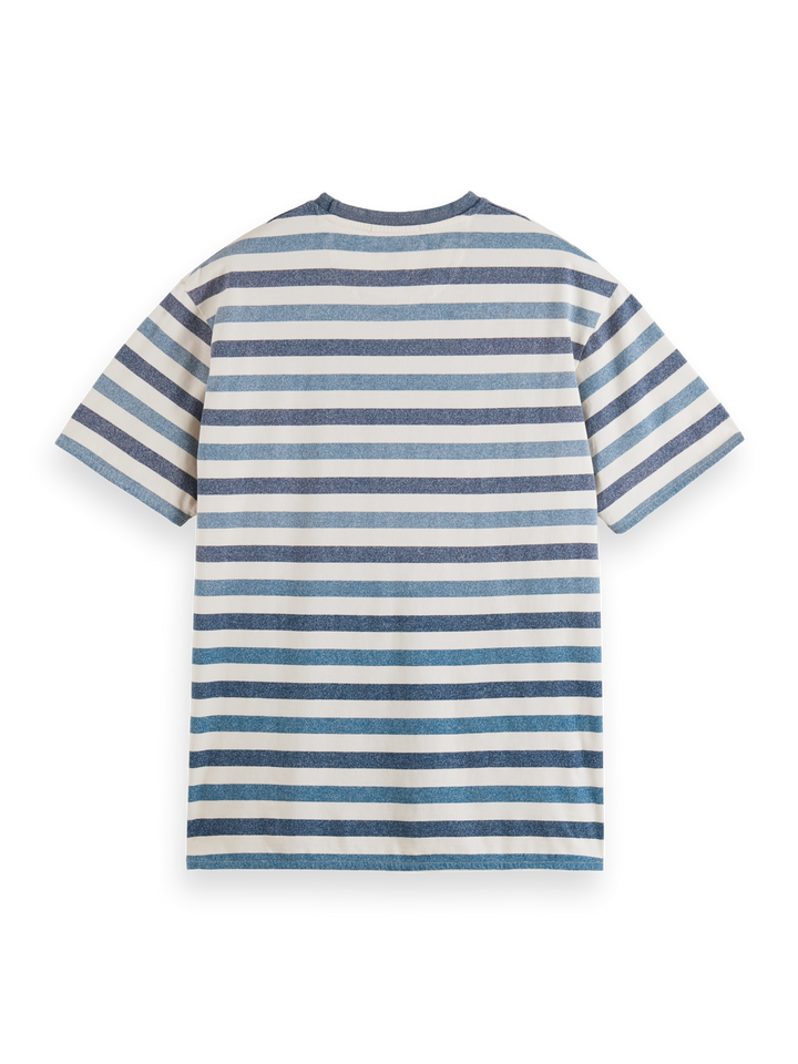 Relaxed Fit Pocket Striped Tee Combo A 0217 | Buster McGee