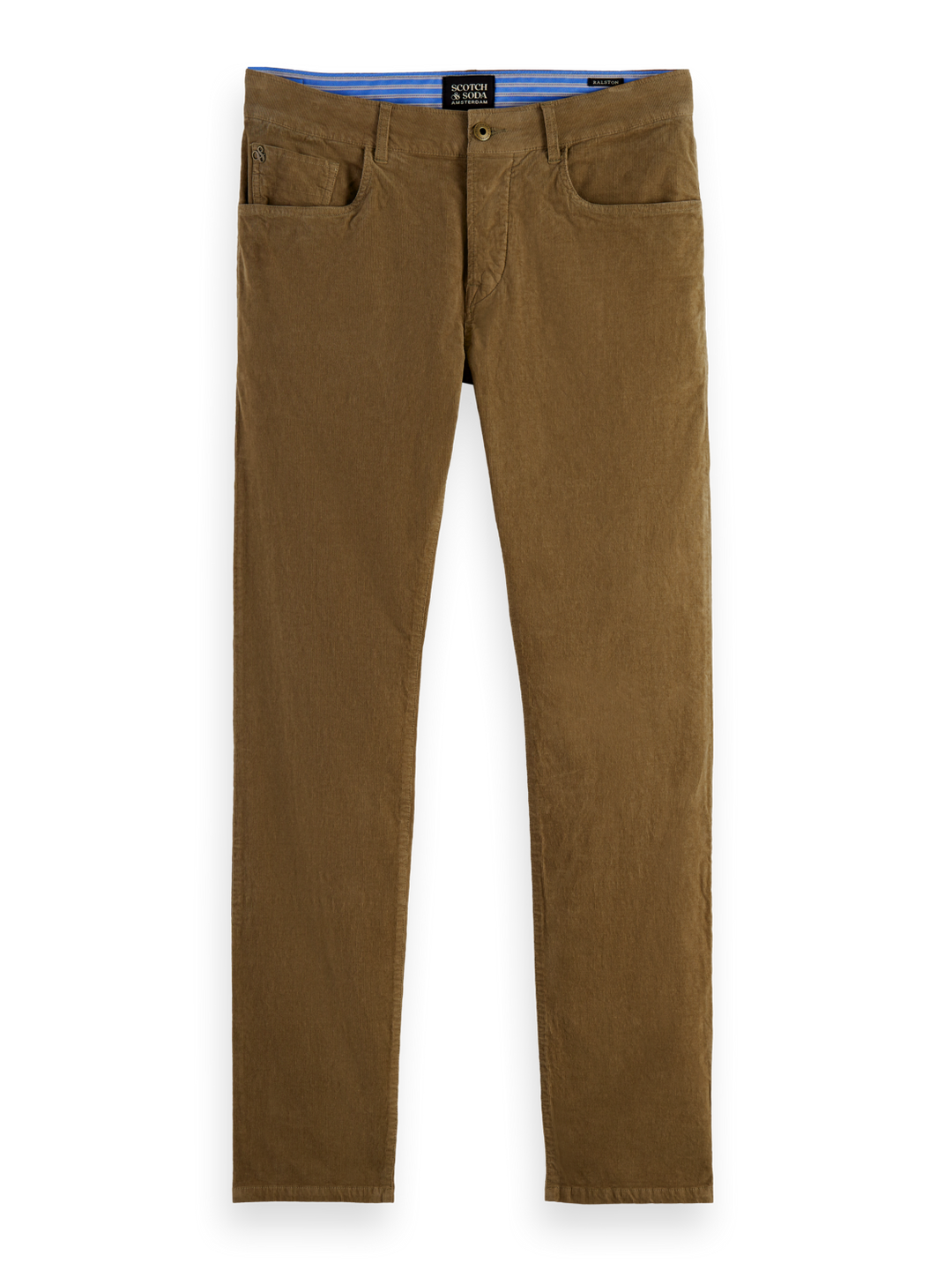 Ralston 5 Pocket Fine Corduroy Pant in Khaki | Buster McGee