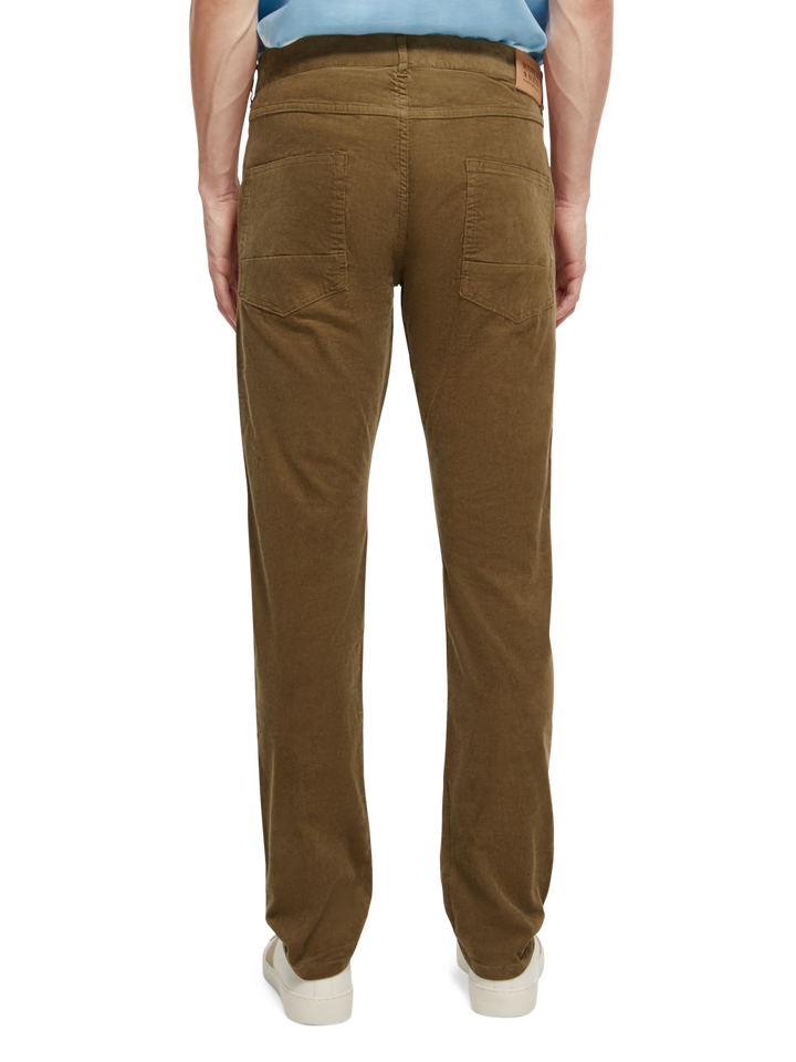 Ralston 5 Pocket Fine Corduroy Pant in Khaki | Buster McGee