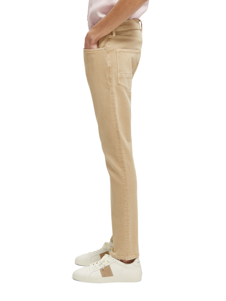 Ralston Garment-Dyed Slim-Fit Jeans in Sand | Buster McGee Daylesford