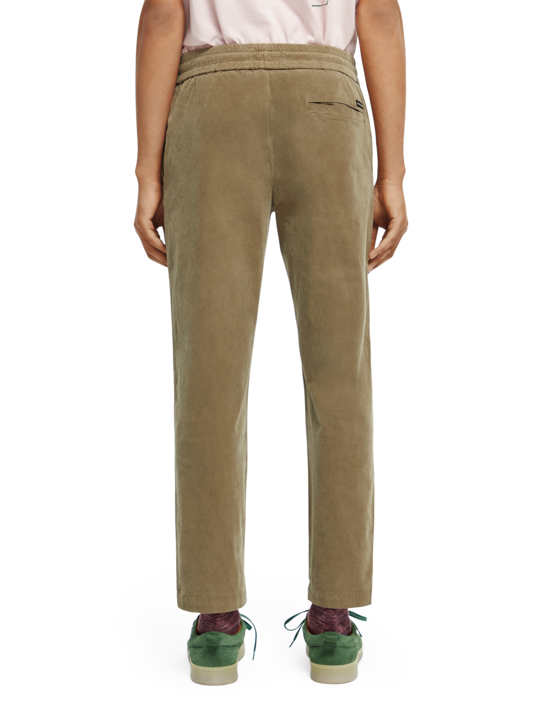 Fave Regular Tapered-Fit Corduroy Jogger in Khaki | Buster McGee