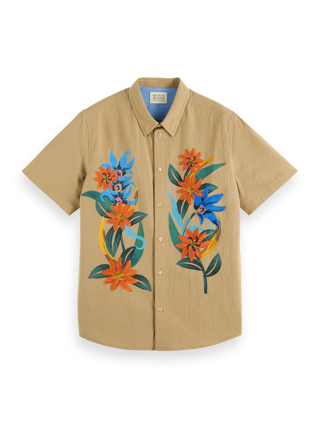 Embroidered Organic Cotton Shirt in Kit | Buster McGee