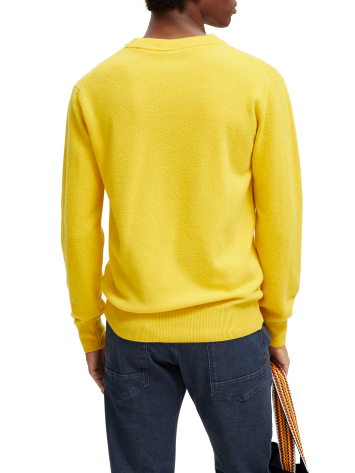 Recycled Wool-Cashmere Blend Pullover in Golden Hour | Buster McGee