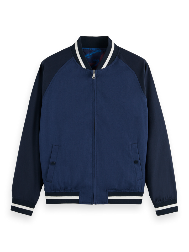 Reversible Bomber Jacket in Moody Festival | Buster McGee