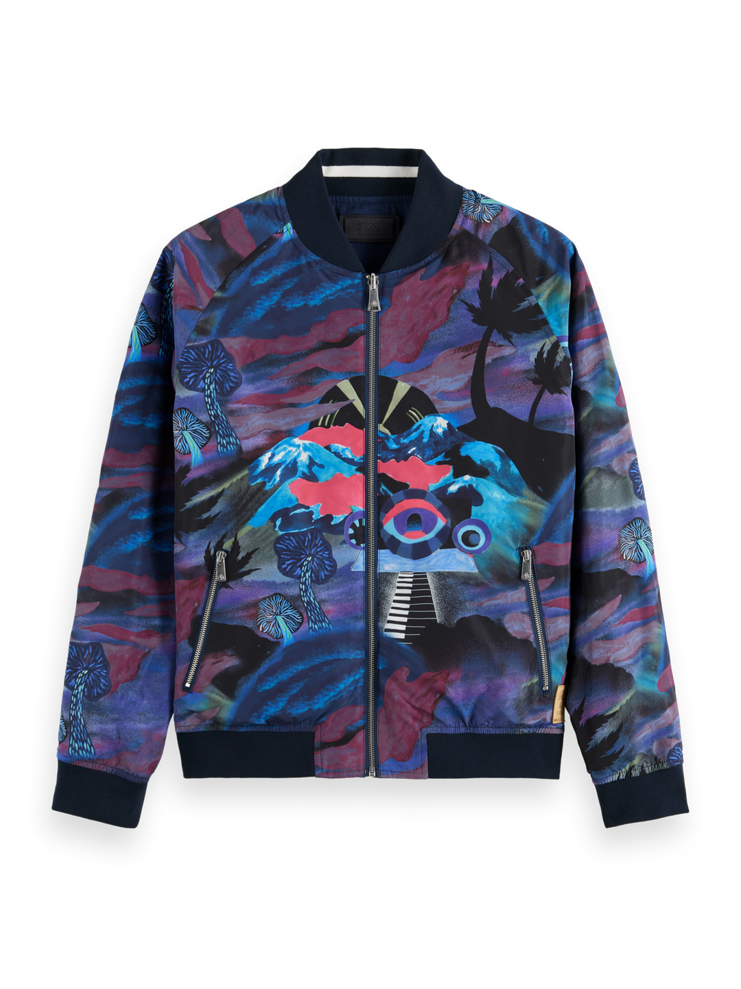 Reversible Bomber Jacket in Moody Festival | Buster McGee