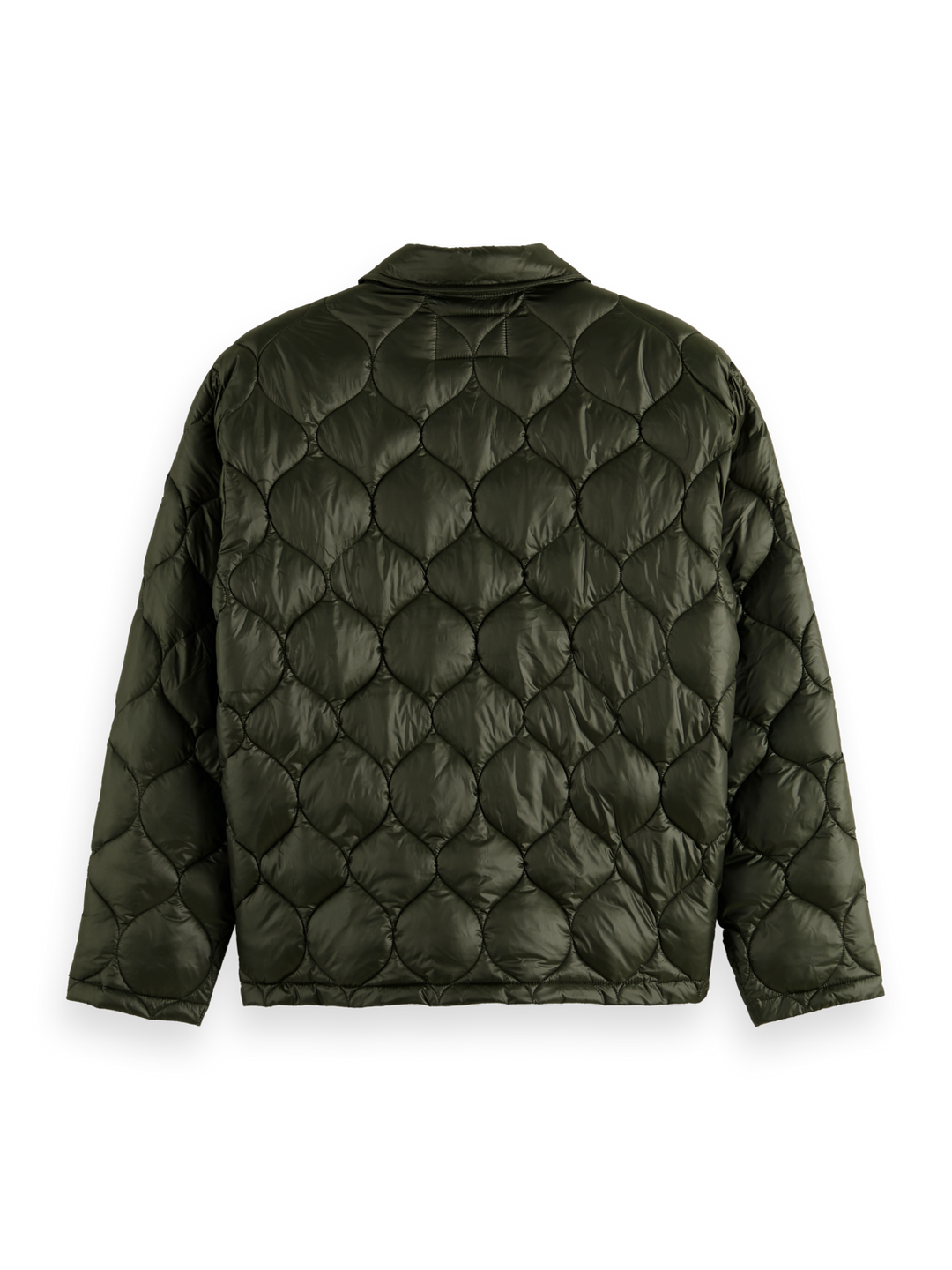 Short Quilted Puffer Jacket in Field Green | Buster McGee