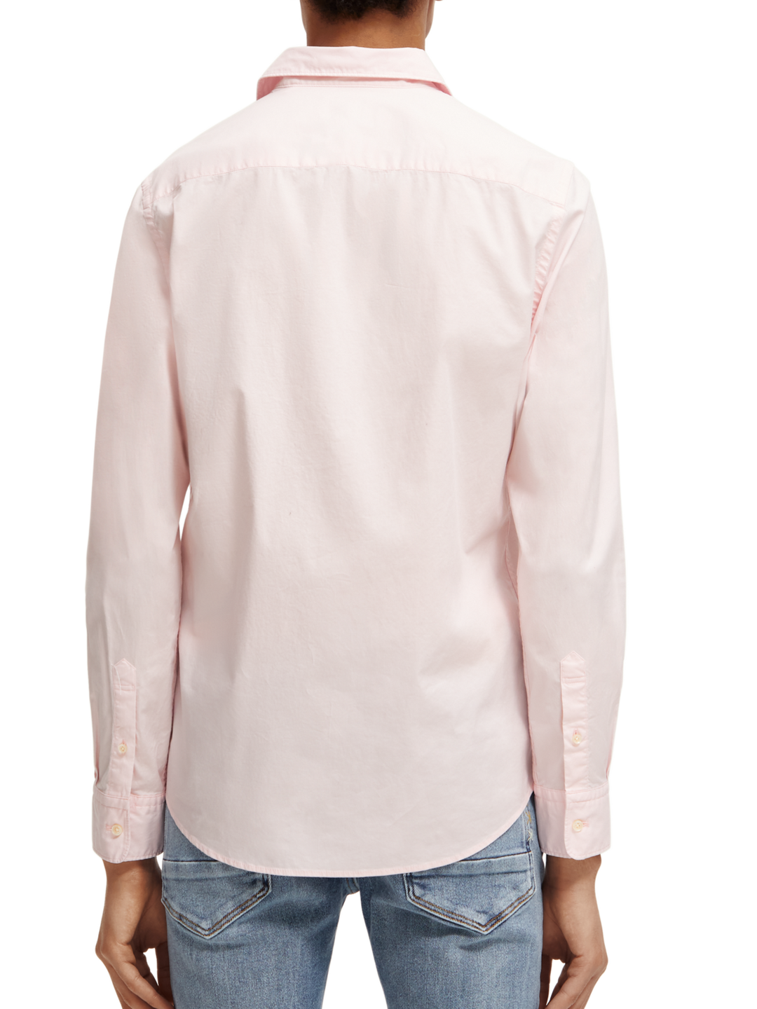 Essential Slim Fit Poplin Shirt in Pink Cloud | Buster McGee