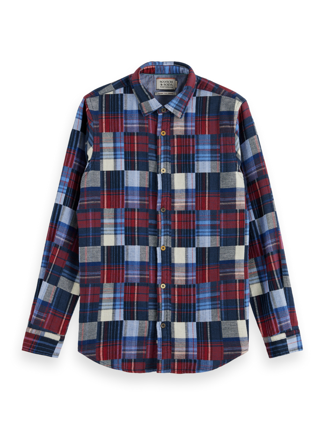 Flannel Check Shirt in Blue Check | Buster McGee