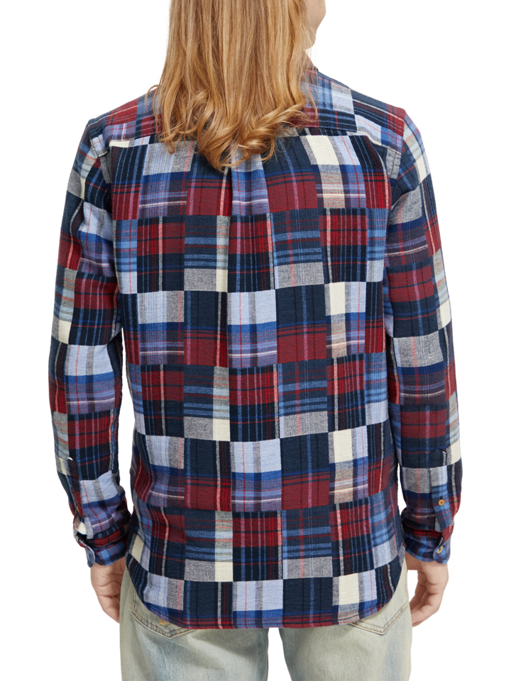 Flannel Check Shirt in Blue Check | Buster McGee