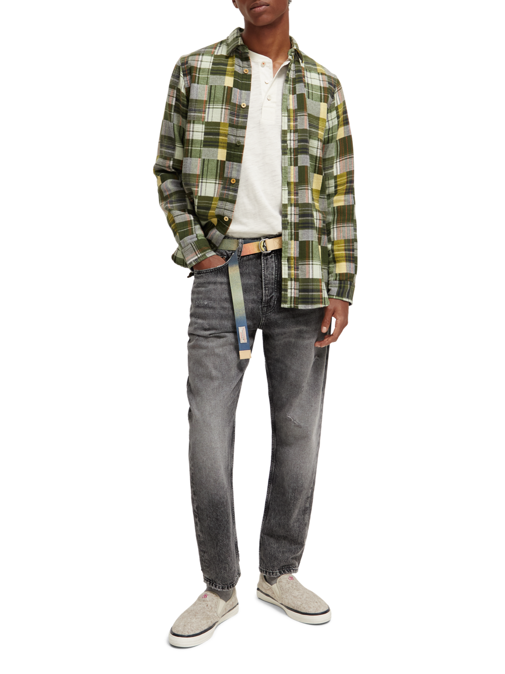 Flannel Check Shirt in Green Check | Buster McGee