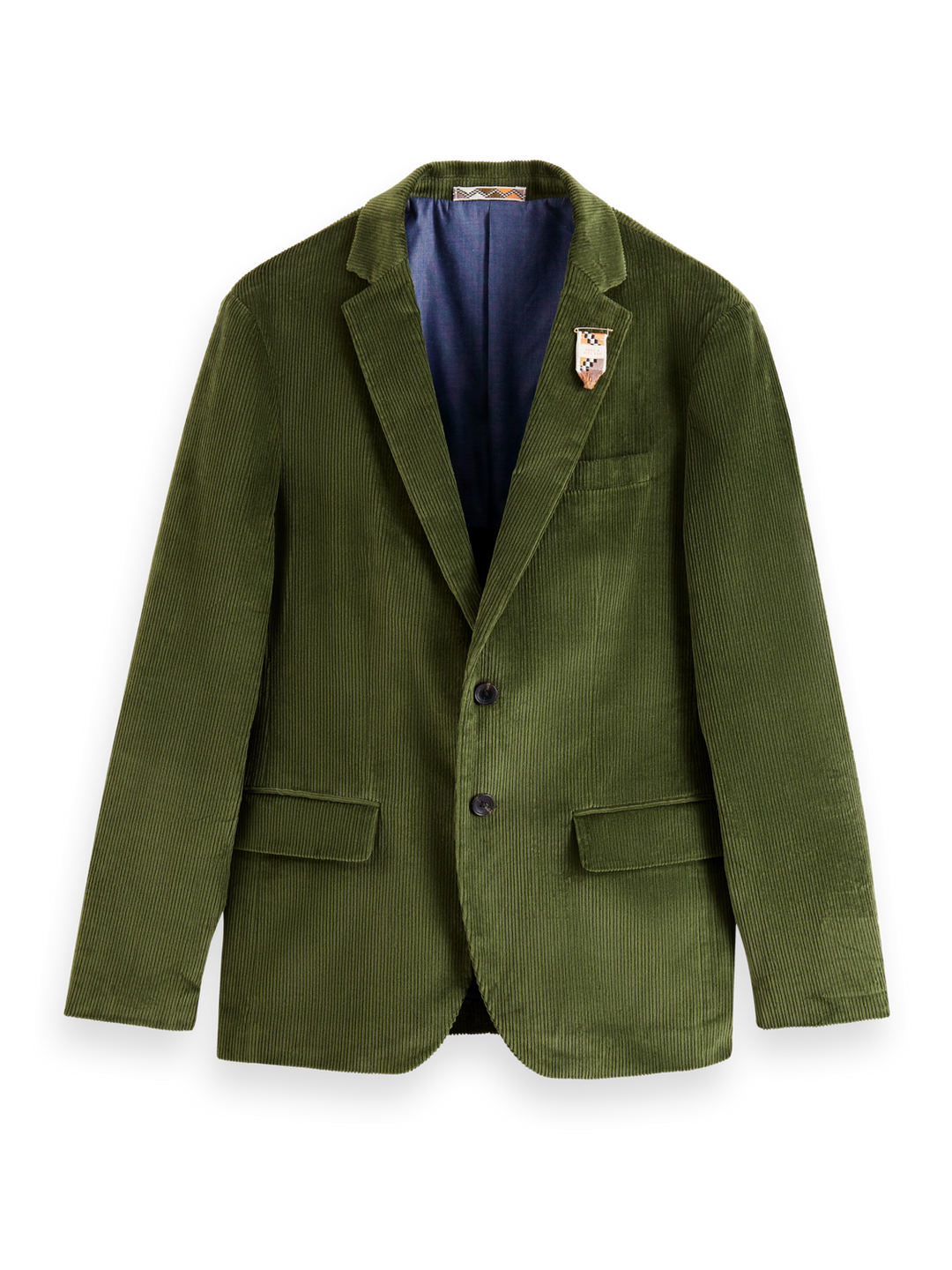 Single Breasted Corduroy Blazer in Field Green | Buster McGee
