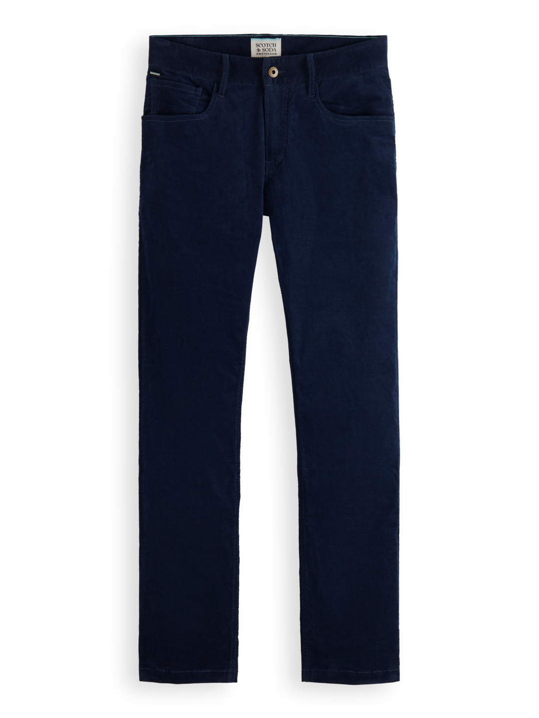 Ralston 5 Pocket Fine Corduroy Pant in Steel | Buster McGee