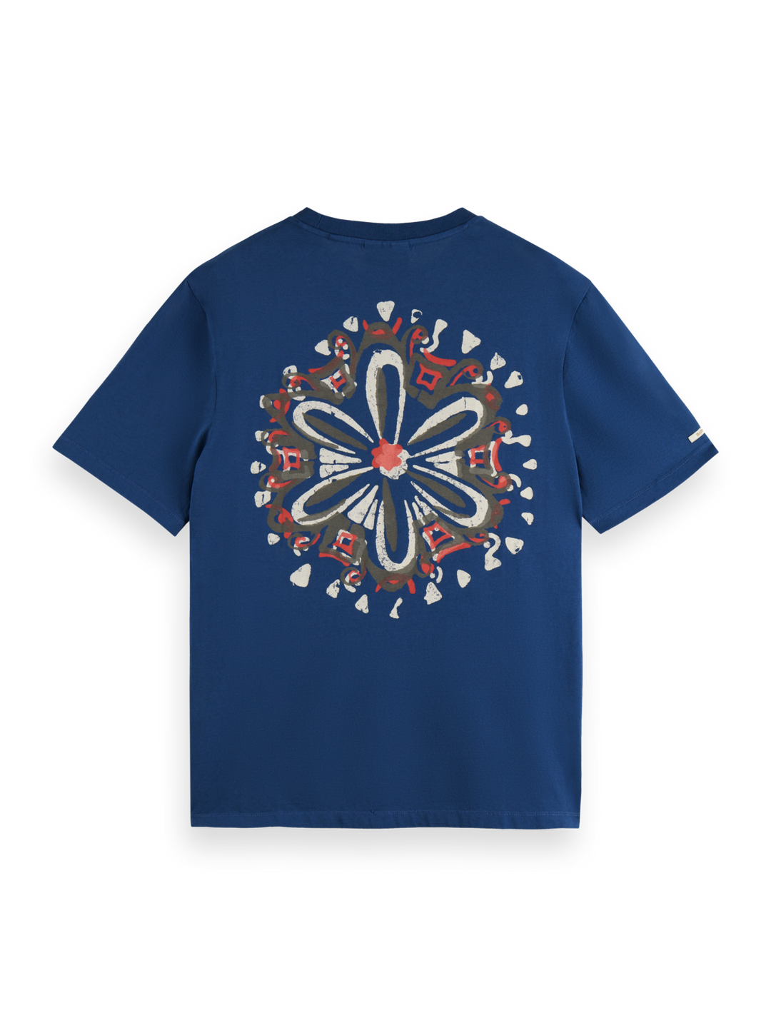 Festival Artwork Tee Shirt in Storm Blue | Buster McGee