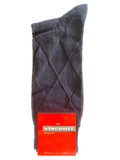 Visconti - Argyle Cotton Blend Socks in Navy | Buster McGee