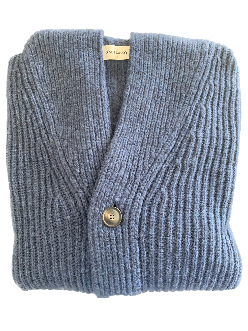 Gran Sasso - Wool Blend Cardigan in Blue | Buster McGee