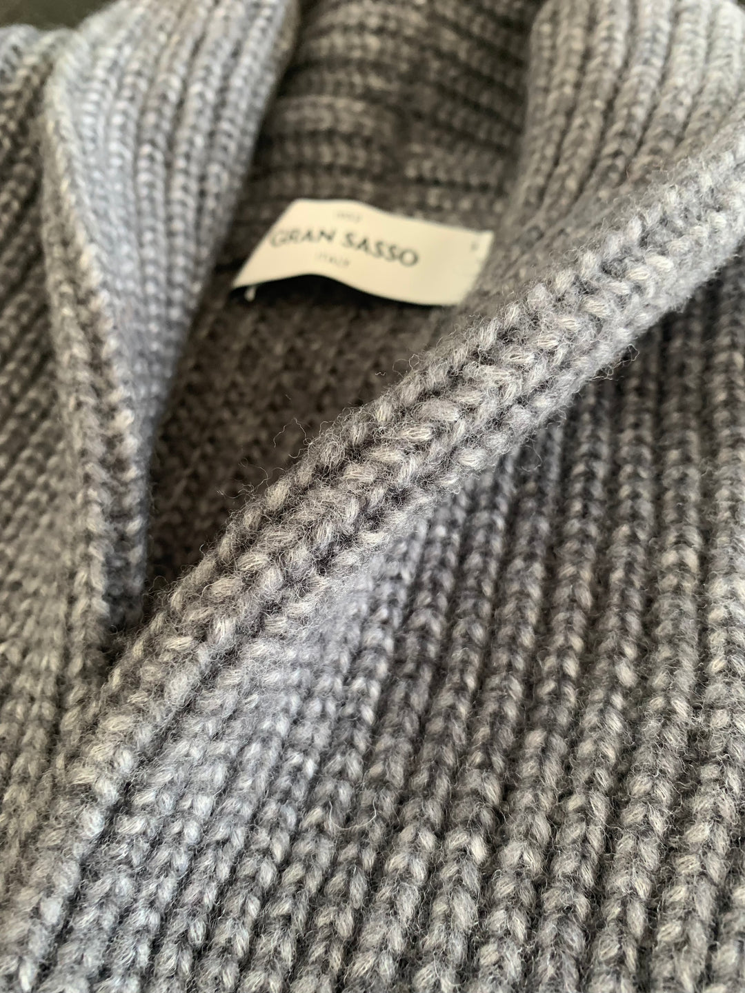 Gran Sasso - Wool Blend Cardigan in Grey | Buster McGee