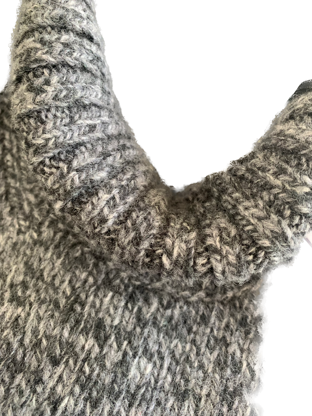 Gran Sasso - Turtleneck Lambswool Sweater in Grey Fleck | Buster McGee