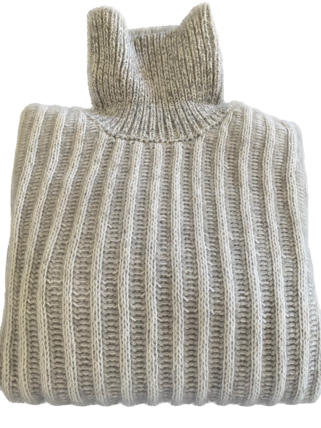 Gran Sasso - Super Geelong Turtle Neck Knit in Grey | Buster McGee