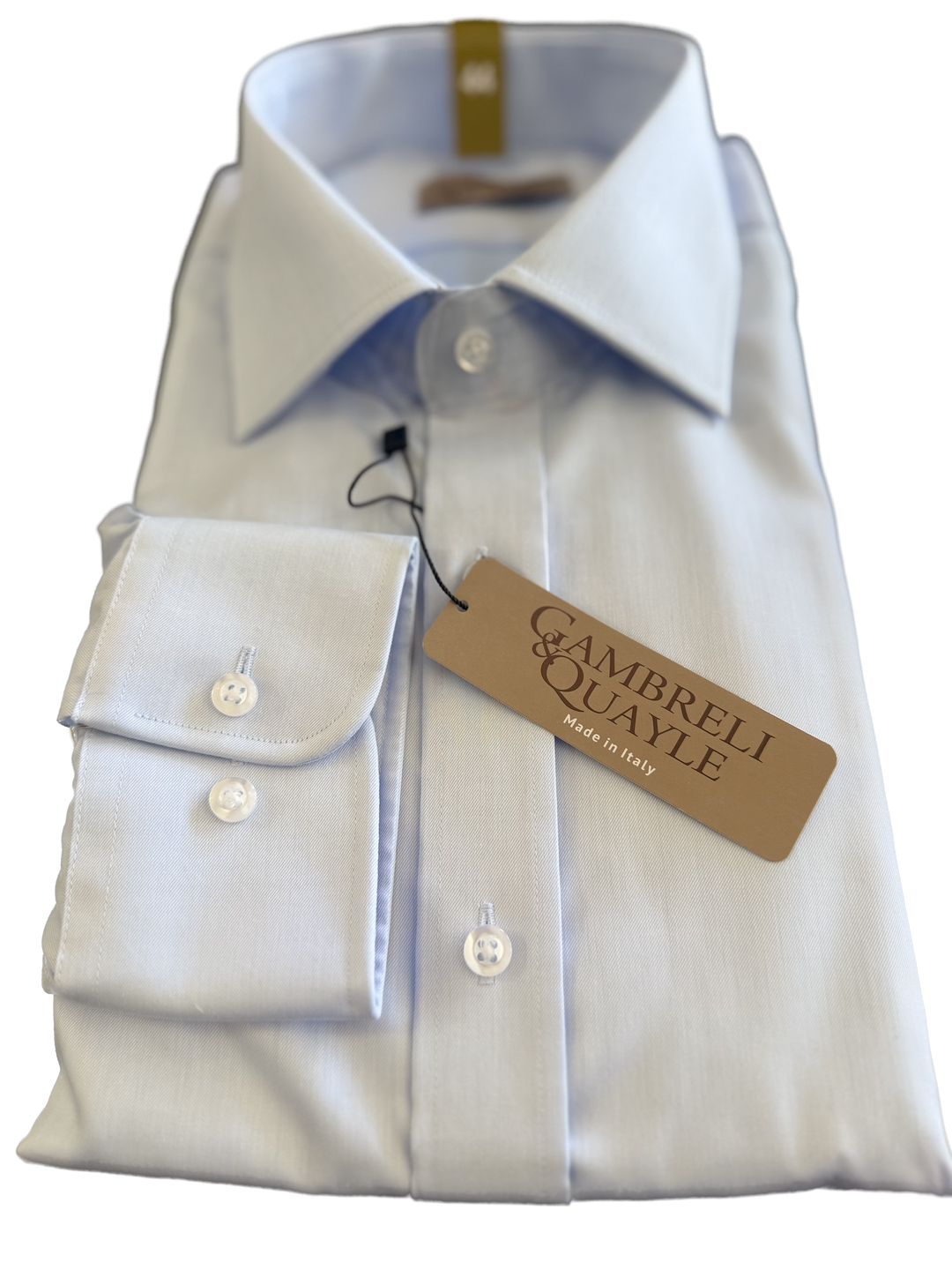 Gambreli & Quayle Men's Cotton Business Shirt in Sky | Buster McGee