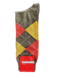 Visconti Argyle Wool Blend Socks in Sottobosco | Buster McGee