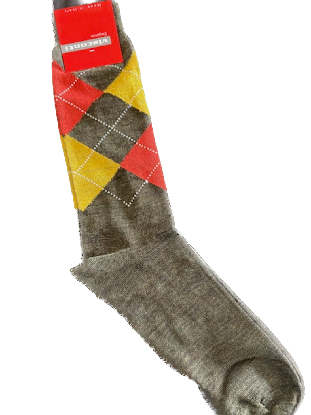 Visconti Argyle Wool Blend Socks in Sottobosco | Buster McGee