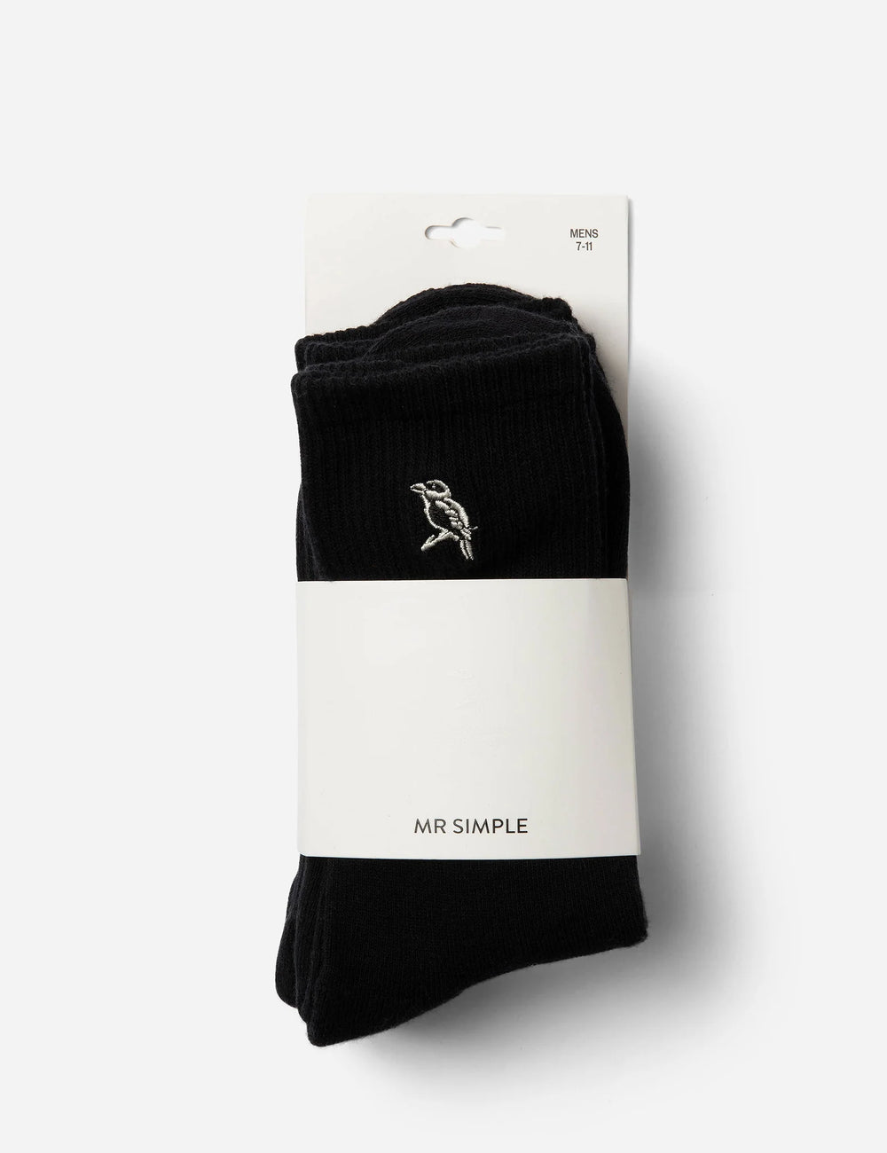 Mr Simple Mister Sock 3 Pack in Black | Buster McGee