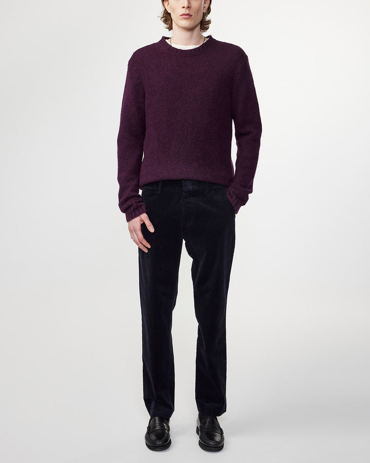 NN07 - Lee 6598 Crewneck Pullover in Plum | Buster McGee
