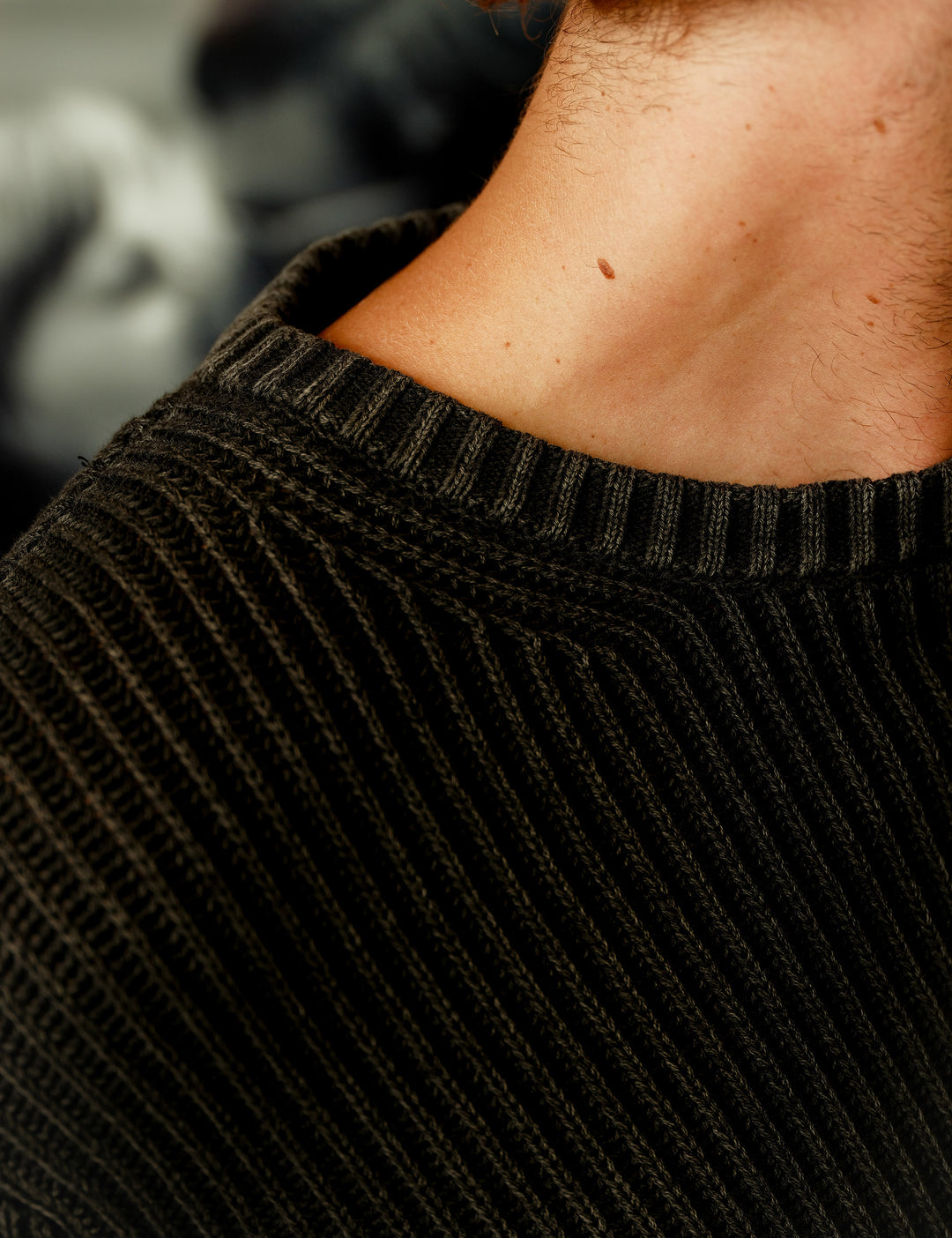Mr Simple Fisher Chunky Knit in Black | Buster McGee