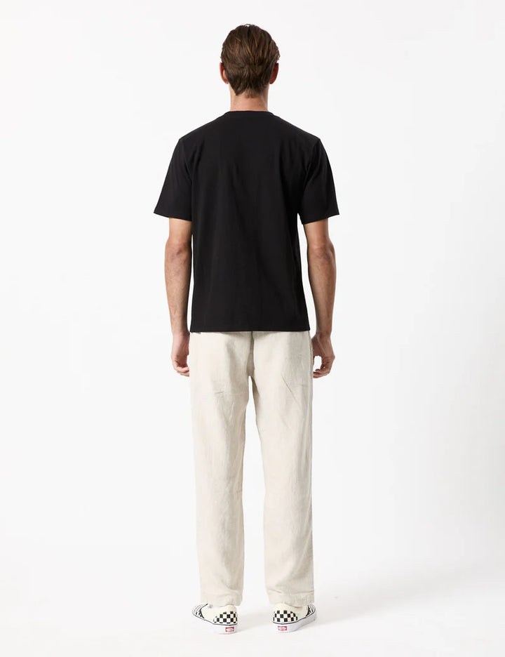 Mr Simple Burbank Linen Pant in Natural | Buster McGee