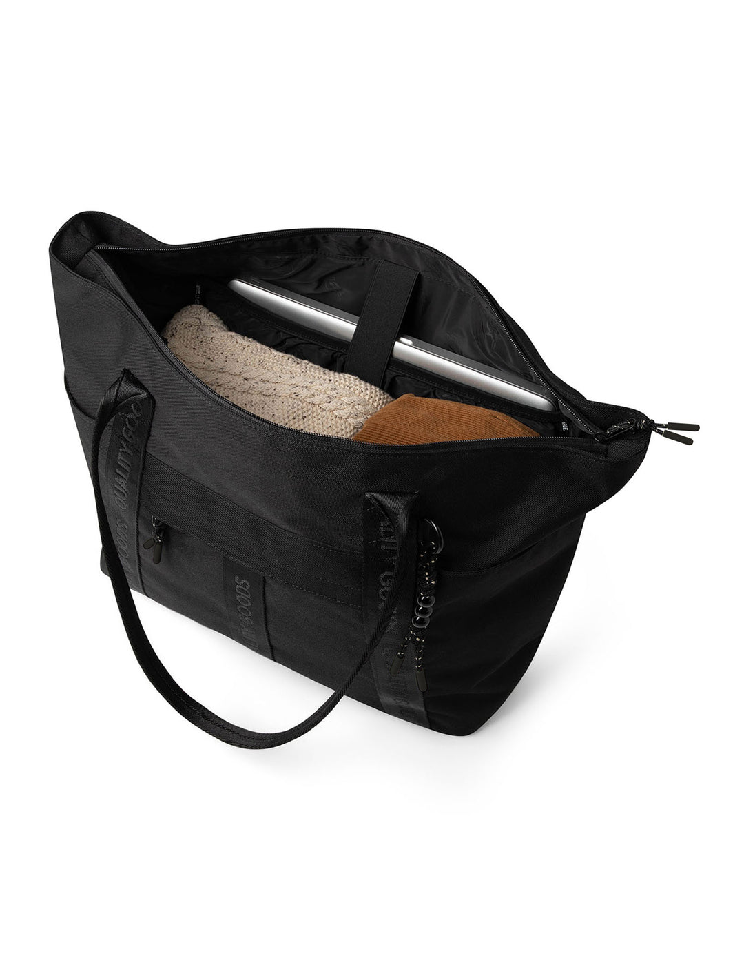 Mr Simple Jasper Tote Large in Black | Buster McGee