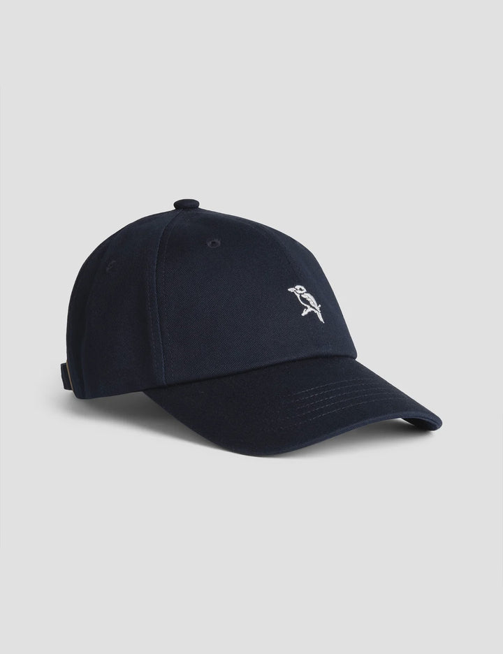 Mr Simple Rog Dad Cap in Navy and Vintage White | Buster McGee