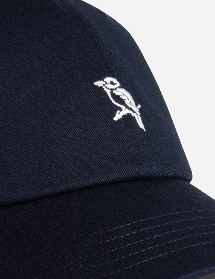 Mr Simple Rog Dad Cap in Navy and Vintage White