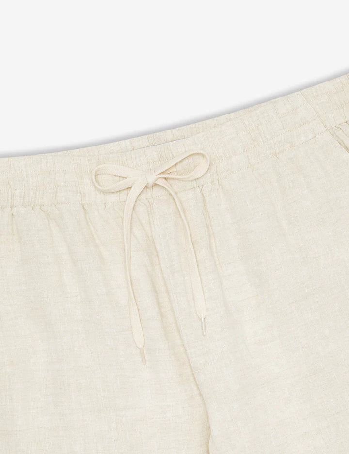 Mr Simple Burbank Linen Pant in Natural | Buster McGee