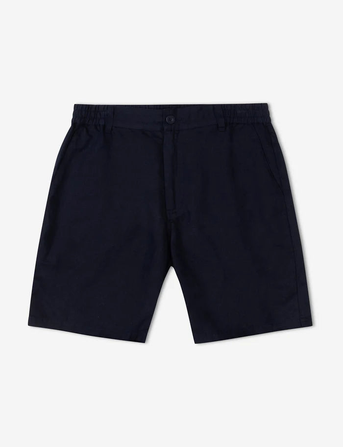 Mr Simple Tanner 3.0 Linen Shorts in Navy | Buster McGee