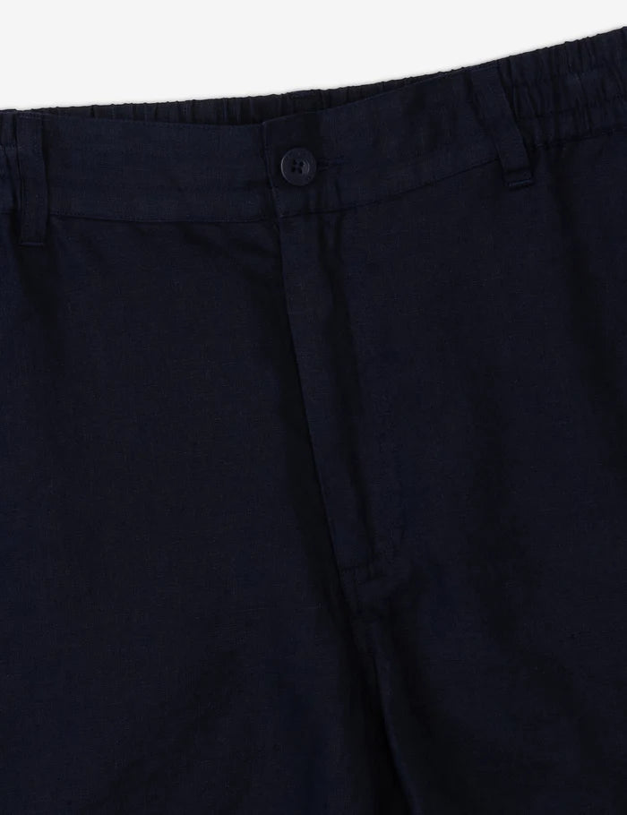 Mr Simple Tanner 3.0 Linen Shorts in Navy | Buster McGee