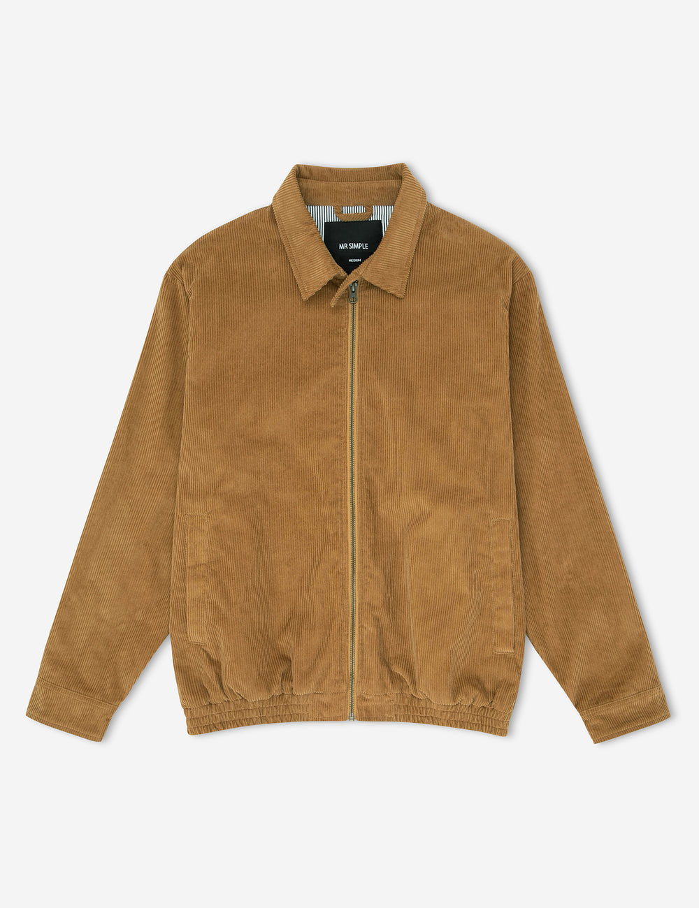 Mr Simple - Harrington Jacket in Tobacco | Buster McGee