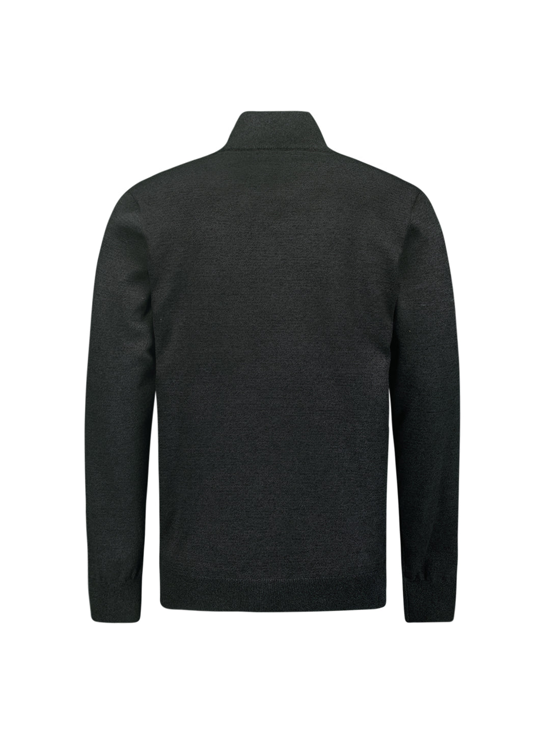 No Excess Timeless Basics Half Zip Pullover Dark Grey | Buster McGee