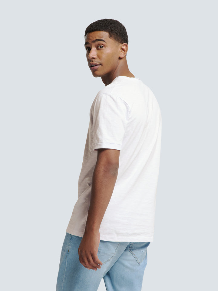 No Excess Timeless Basics Crewneck Tee in White | Buster McGee